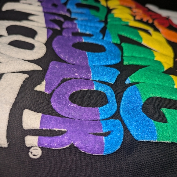 Black Short Sleeve Tee with Vibrant Graphic - Picture 4 of 7